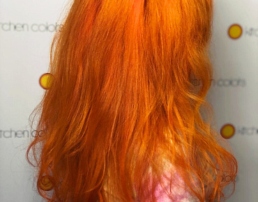 Окрашивание рыжих волос