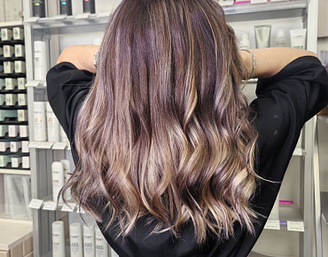 Смешанная техника окрашивания аиртач и шатуш