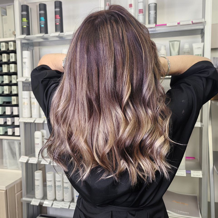 Смешанная техника окрашивания аиртач и шатуш