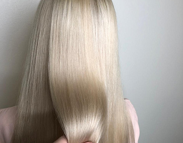 Тонирование осветленных волос в блонд